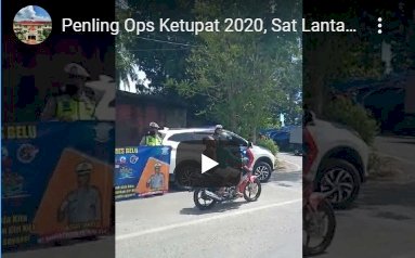 Video: Penling Ops Ketupat 2020, Sat Lantas Polres Belu Sampaikan ke Masyarakat Cara Pencegahan Covid-19