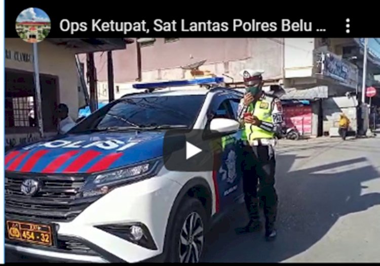 Ops Ketupat, Sat Lantas Polres Belu Tekankan ke Warga Pentingnya Tidak Mudik untuk Mencegah Covid-19