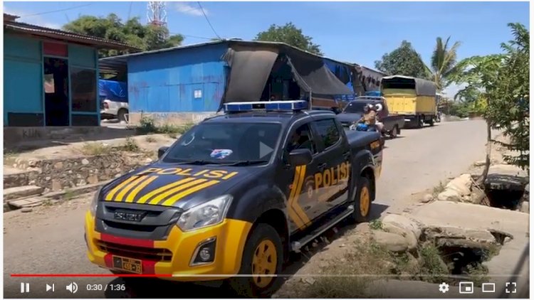 Sasar Pasar Baru, Sat Samapta Polres Belu Sampaikan ke Masyarakat Cara Mencegah Penularan Covid-19