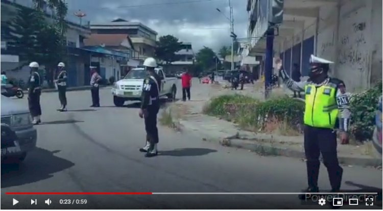 Video: Begini Cara Sat Lantas Polres Belu dan Subden POM Atambua, Mengajak Warga Cegah Covid-19