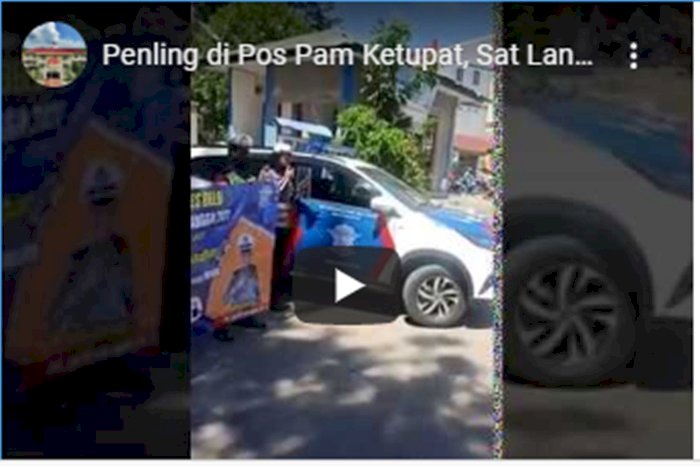 Penling di Pos Pam Ketupat, Sat Lantas Polres Belu Kembali Imbau Soal Covid-19 dan Tertib Berkendara