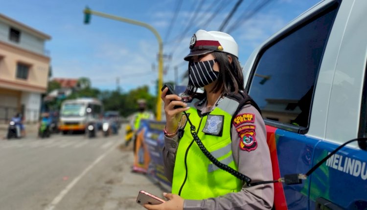 Penling  Cegah Covid-19 di Lebaran ke-2: Sat Lantas Polres Belu Imbau Warga Jangan Bepergian, Jangan Piknik