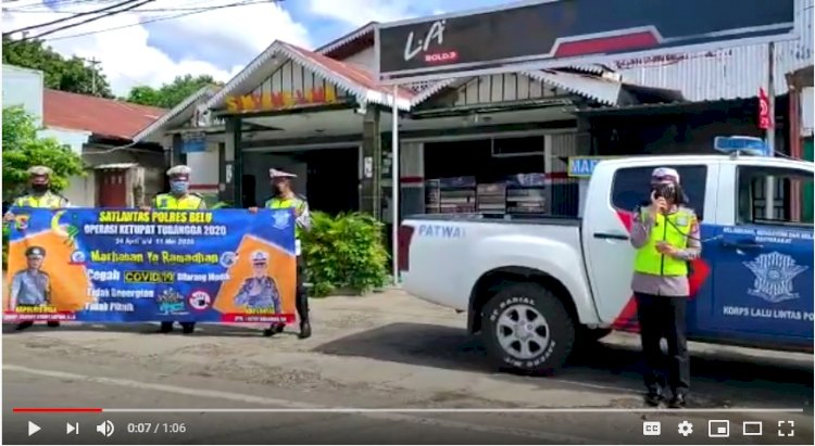 Sat Lantas Polres Belu Ajak Warga Jangan Bepergian dan Jangan Piknik Cegah Covid-19, Tonton Videonya!