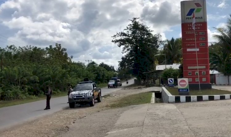 Video:Sambil Patroli, Samapta Polres Belu Ajak Warga Halikelen Jalankan Protokol Kesehatan Cegah Covid-19