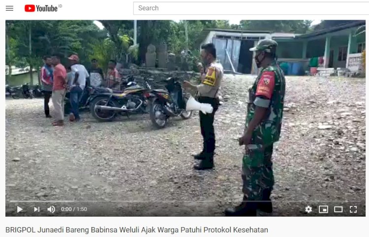 Video, Imbauan BRIGPOL Junaedi Ajak Warga Patuhi Protokol Kesehatan Jelang New Normal