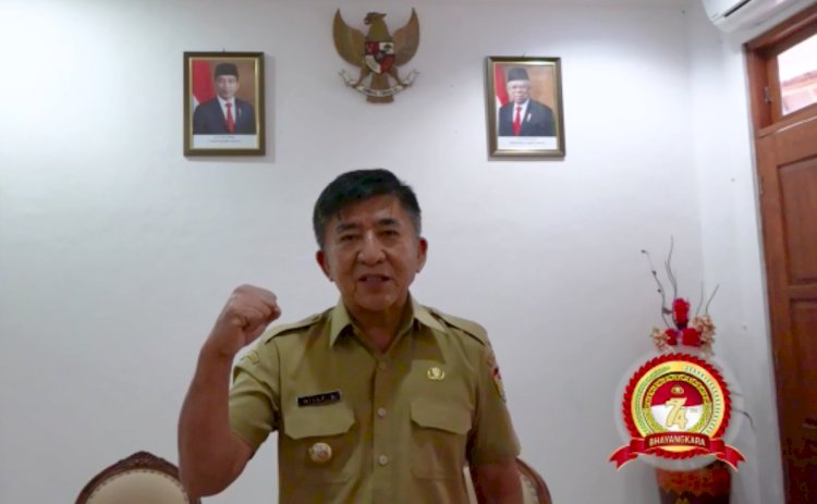 Bupati Belu Willy Lay Ucapkan Selamat Hari Bhayangkara ke 74, Cek Videonya Disini