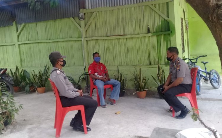 New Normal, Polsek Kakuluk Mesak Tidak Bosan-bosannya Ajak Masyarakat Patuhi Protokol Kesehatan