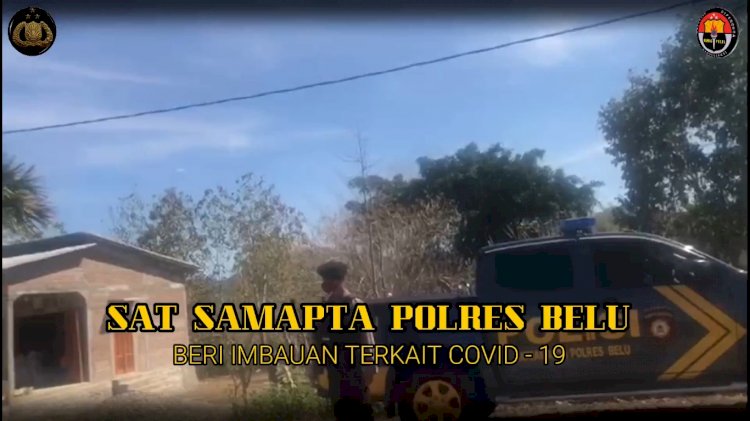 Video: Turun Edukasi, Sat Samapta Polres Belu Ajak Warga Jalani Kebiasaan Baru dengan Protokol Kesehatan