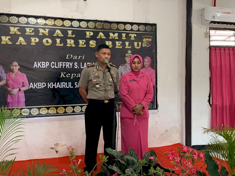 Dikemas Sederhana, Polres Belu Gelar Acara Kenal Pamit Kapolres Belu