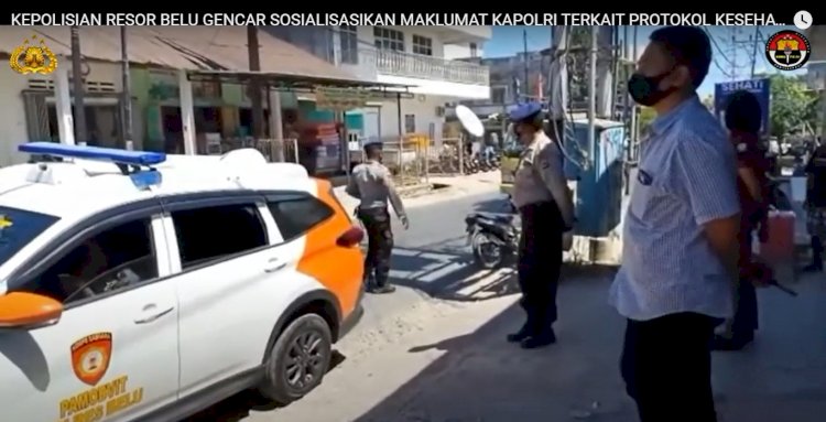 Video: Sampaikan Maklumat Kapolri ke Masyarakat, Cara Satgas OAN Polres Belu Cegah Covid-19 di Gelaran Pilkada 2020