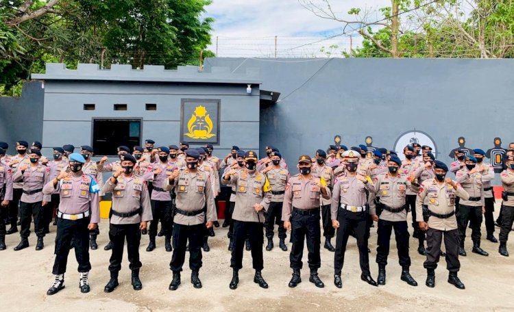 Simak Video Silaturahmi Kapolres Belu ke Markas Brimob Kompi 2 Batalyon A Pelopor Belu