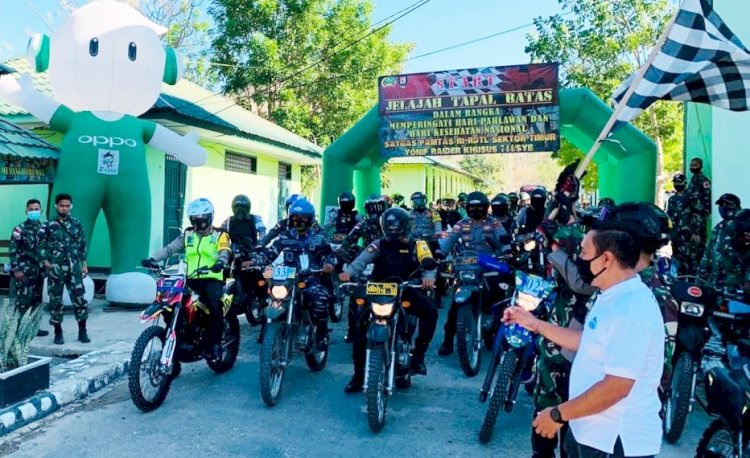 Kapolres Belu Bareng Dandim dan Dansatgas, Pimpin Patroli Jelajah Tapal Batas RI-RDTL