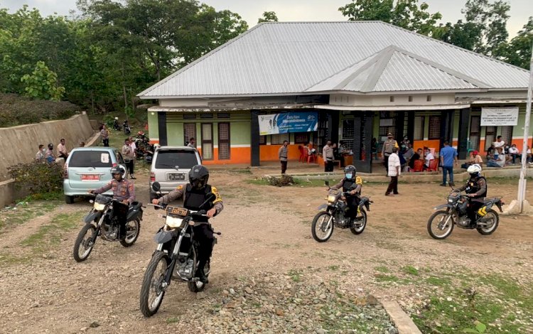 Hari Terakhir Pleno, Kapolres Belu Pantau Pengamanan Pleno Rekapitulasi Penghitungan Suara di Dua PPK