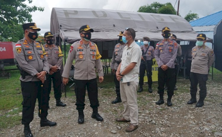 Pastikan Kesiapan Pengamanan Pleno Kabupaten, Kapolda NTT Kunjungi Polres Belu dan kantor KPUD Belu