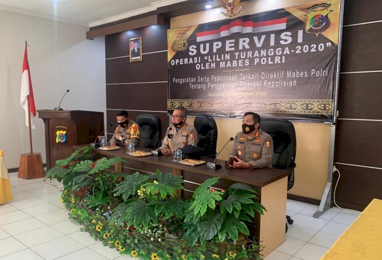 Ops Lilin Turangga 2020, Polres Belu Terima Kunjungan Tim Supervisi Mabes Polri