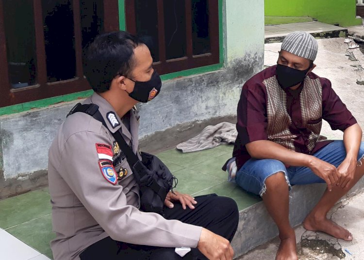 Sambang Desa, BRIPKA Sunarto Minta Masyarakat Jangan Anggap Remeh Penyebaran Covid-19