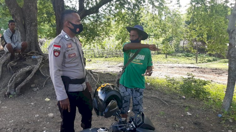 Sambang Desa, BRIPKA Adi Risto Balo Imbau Warga Binaannya Waspada Banjir dan Longsor