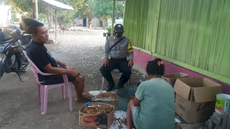 Waspadai Covid-19 dan Banjir, Imbau BRIPKA Egidius Lau ke Masyarakat di Sela Sambang Dialogisnya