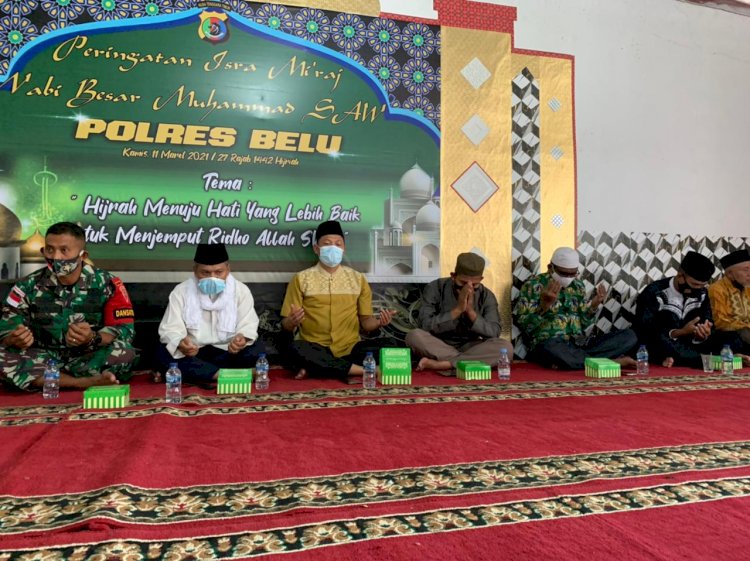 Polres Belu Gelar Peringatan Isra Miraj Nabi Muhammad SAW