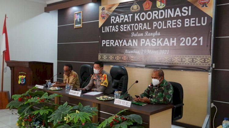 PPKM Mikro Berlaku, Kapolres Belu Minta Pihak Gereja Perketat Prokes Saat Perayaan Paskah