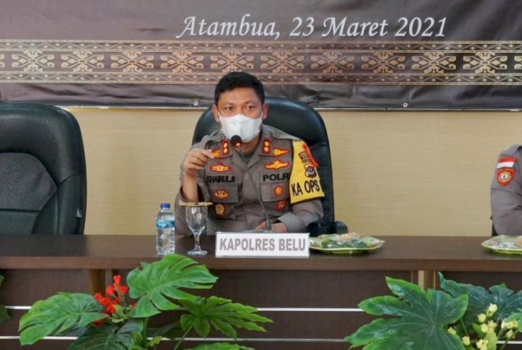Pasca Bom Bunuh Diri di Makasar, Kapolres Belu Serukan Jajaran Perketat Keamanan di Gereja dan Mako