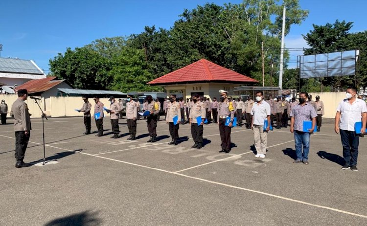 Siaga 1 Hari Buruh, Kapolres Belu, AKBP Khairul Saleh Tekankan Anggota Tingkatkan Deteksi Dini dan Patroli