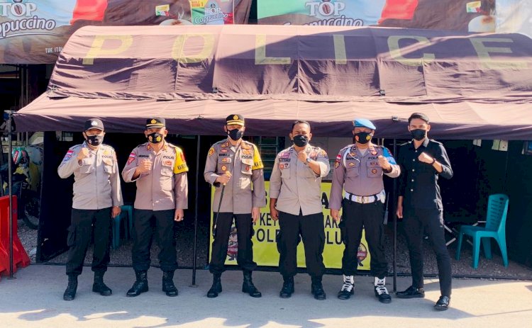 Pastikan Pengamanan Berjalan Baik, Kapolres Belu Turun Pantau Pos Pam dan Pos Penyekatan Mudik Idul Fitri 1442 H