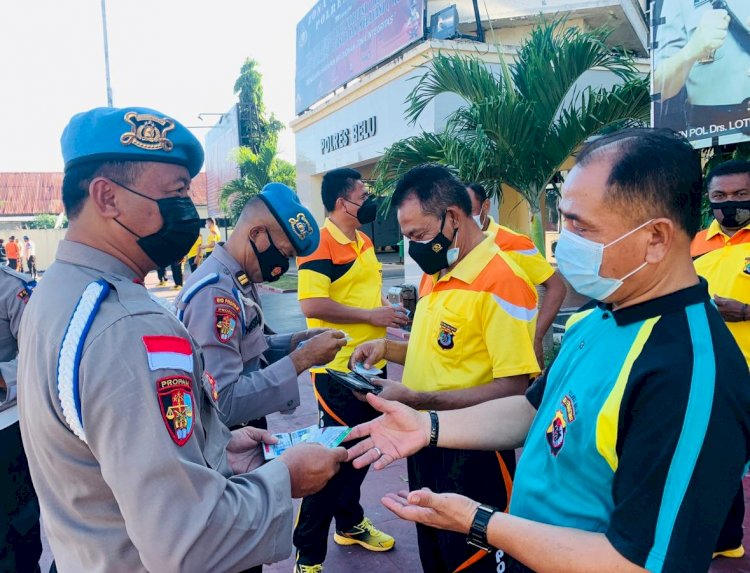 Tegakkan Disiplin dari Dalam, Propam Polda NTT Periksa Sikap Tampang dan Kelengkapan Diri anggota Polres Belu