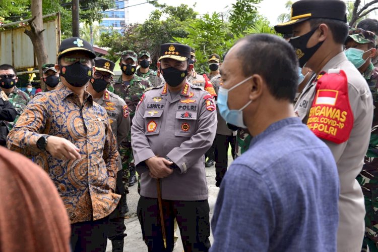 Tinjau PPKM Mikro di Bekasi, Kapolri Minta Perkuat Tracing Testing dan Tes PCR  Dipercepat 1 Hari