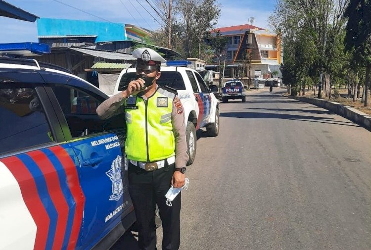 Gencar Laksanakan Penling, Cara Efektif Sat Lantas Polres Belu Sadarkan Masyarakat Tentang Prokes