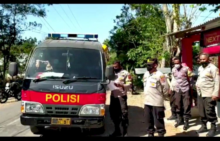 Sambut HUT RI ke 76, Sat Binmas Polres Belu Ajak Warga Kibarkan Bendera Merah Putih dan Patuhi Prokes, Tonton Videonya