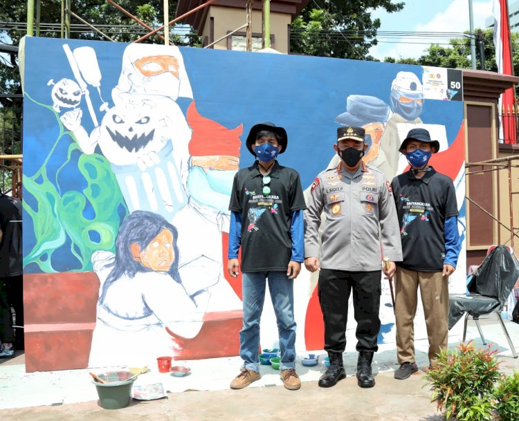 Buka Festival Mural Bhayangkara, Kapolri: Bukti Polri Menghormati Kebebasan Berekspresi