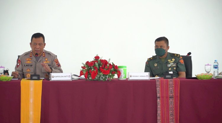 Beri Kuliah Umum ke Kadet Unhan di Belu, Kapolda NTT Jelaskan Strategi Polda NTT Harkamtibmas dan Gakkum Guna Wujudkan Keamanan Dalam Negeri