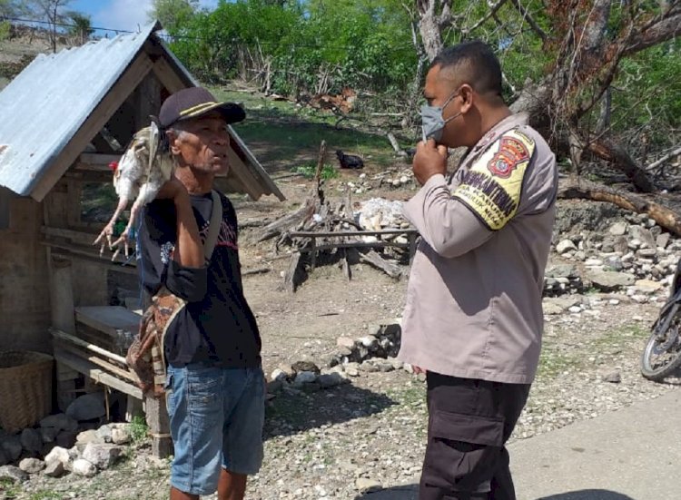 Waspadai Covid-19 dan Banjir, Seru AIPDA Bram Duka kepada Warga Wesasuit