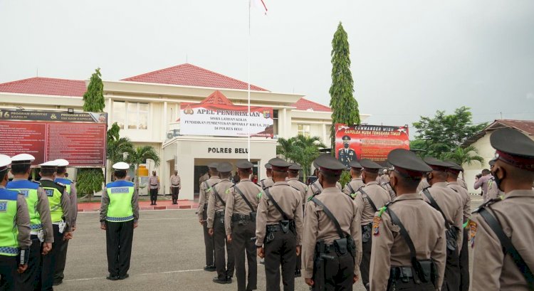 Didampingi Langsung Ka.SPN Polda NTT, 69 Siswa Diktuk Ba Polri T.A. 2021 Laksanakan Latihan Kerja di Polres Belu