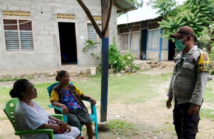 Patuhi Prokes dan Ayo Vaksin, Seru AIPDA Remi ke Warga Dusun Takirin