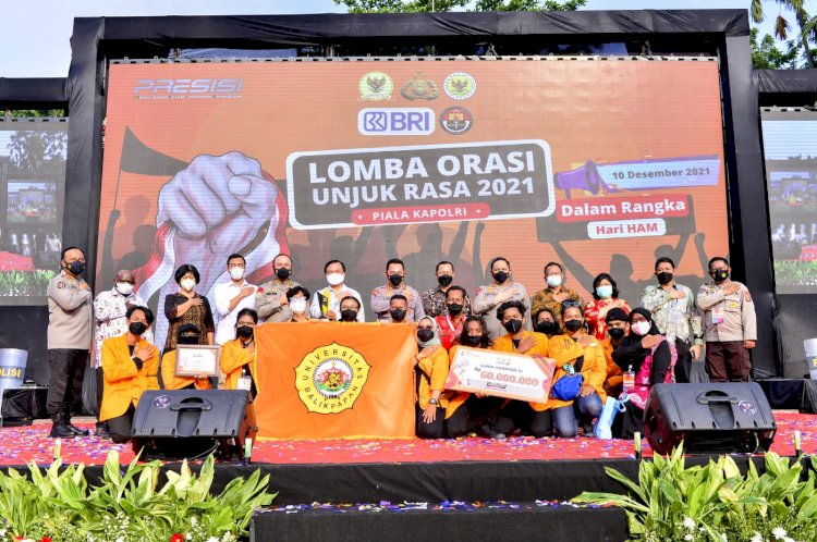 Gelar Lomba Orasi, Kapolri: Mari Ciptakan Alam Demokrasi yang Lebih Baik