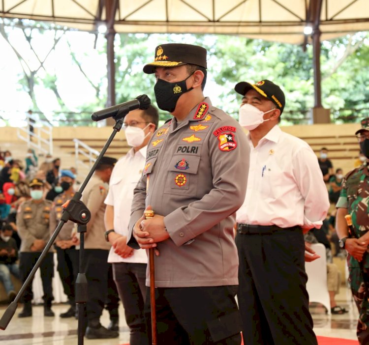 Tinjau Pos Terpadu Cikopo, Kapolri Paparkan Dua Hal yang Harus Diantisipasi Hadapi Libur Nataru