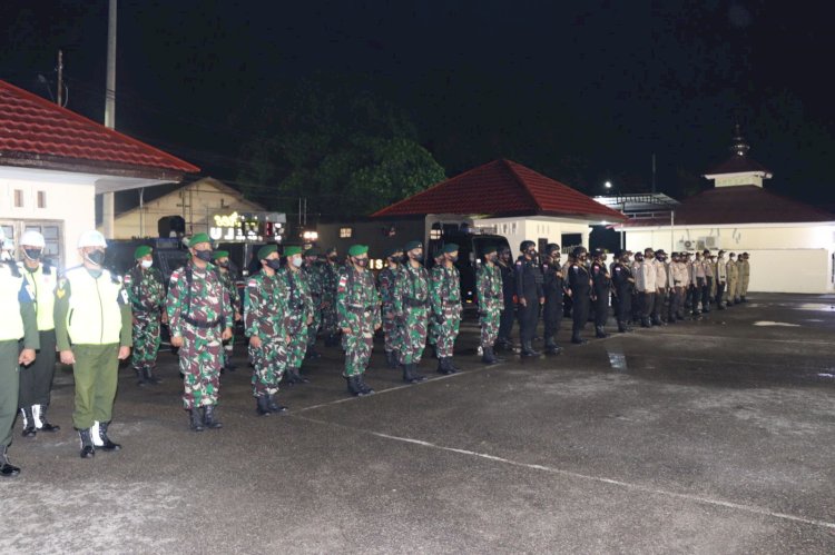 Turun Penuh, Polres Belu bersama Instansi Terkait Amankan Malam Penghujung Tahun 2021 di Tapal Batas