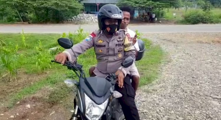 Turun ke desa, BRIPKA Yusran Antar Jemput Warga Binaanya untuk Vaksinasi Covid-19, Cek Videonya