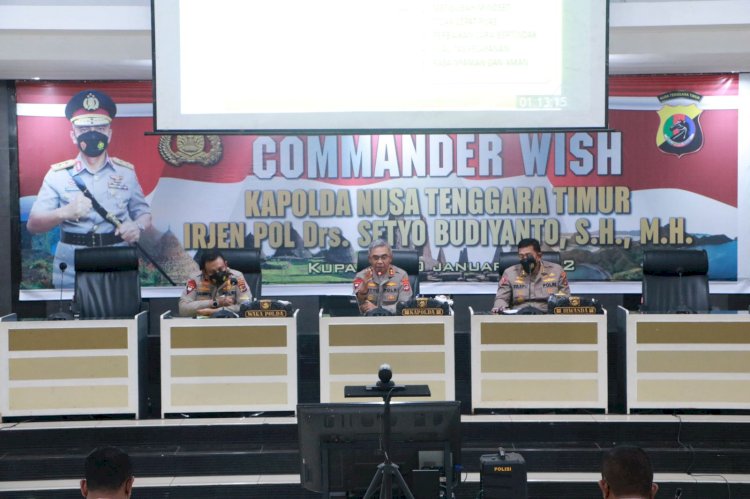 Ini Commander Wish Irjen Pol. Drs. Setyo Budiyanto, S.H., M.H., Sebagai Kapolda NTT