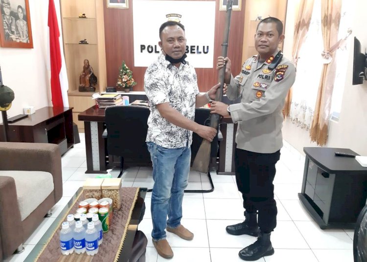 Lagi, Polres Belu Terima Penyerahan Senjata Api Peninggalan Belanda dari Warga Tapal Batas