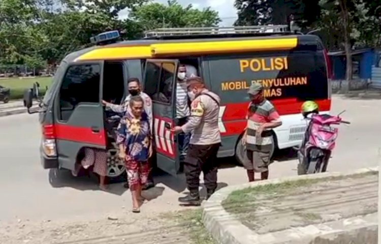 Kejar Target 100 Persen, Satuan Binmas Polres Belu Kompak Bergerak Antar Jemput Warga yang Siap Di Vaksin, Cek Videonya