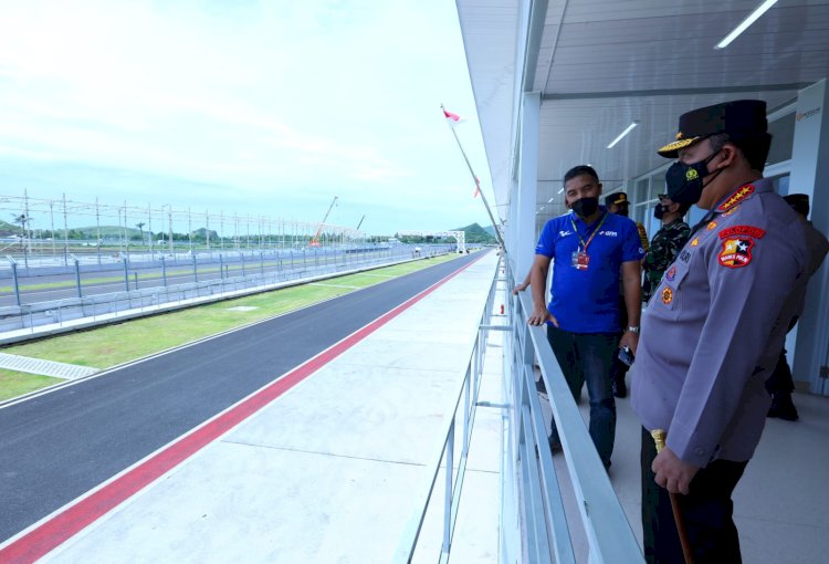 Cek Kesiapan Pramusim MotoGP Mandalika, Kapolri Pastikan  Pelaksanan Prokes Hingga Pengamanan