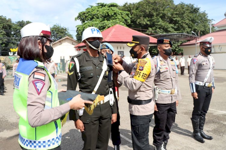 Cipta Kondisi Kamseltibcar Lantas di Tengah Pandemi, Polres Belu Selama Dua Pekan Gelar Operasi Keselamatan Turangga 2022
