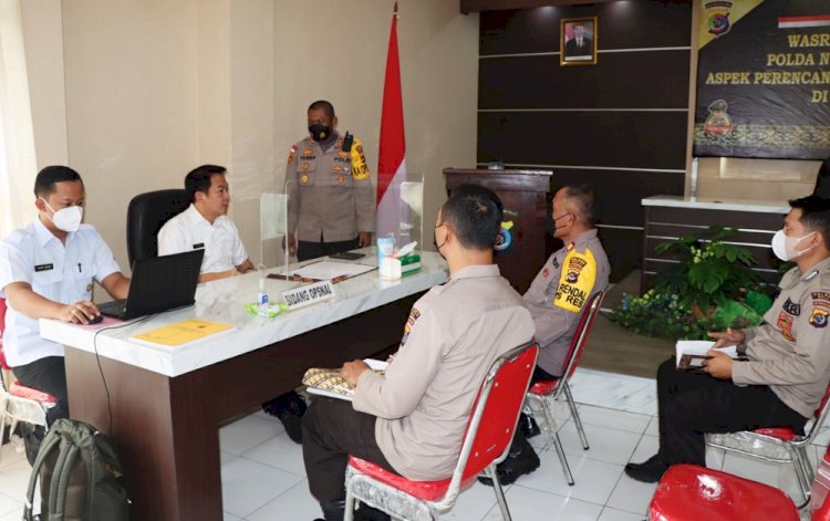 Polres Belu Terima Kunjungan Kerja Tim Wasrik Itwasda Polda NTT Tahap I TA 2022