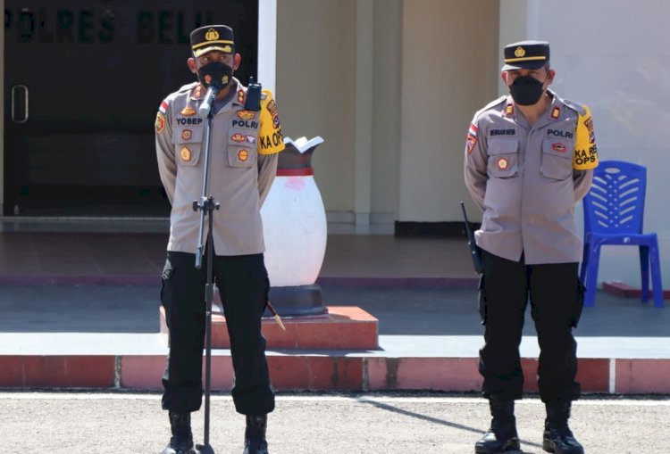 Jelang Kunjungan Kerja Presiden RI, Kapolres Belu Tekankan Hal ini Kepada Personil Pengamanan