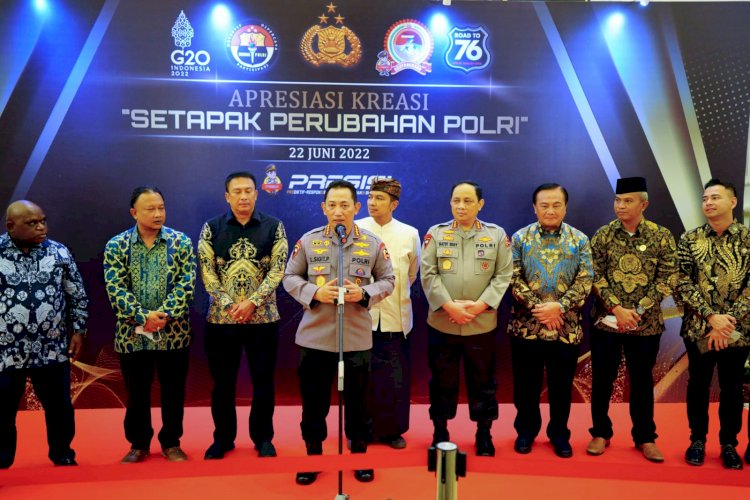 Gelar Apresiasi 'Setapak Perubahan Polri', Kapolri: Bentuk Dukungan Masyarakat agar Polri Lebih Baik Lagi