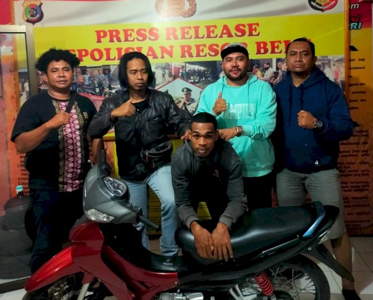 Kerja Cepat, Unit Buser Polres Belu Ringkus Pelaku Pencurian Sepeda Motor Milik Wartawati RRI Atambua