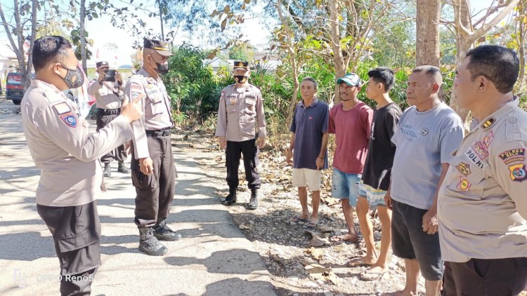 Hari ke 8 Operasi, Satgas Ops Bina Karuna Polres Belu Imbau Warga Fatubenao Stop Bakar Hutan dan Lahan